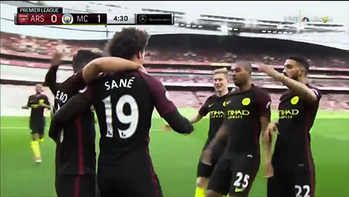Arsenal 2 - 2 Manchester City