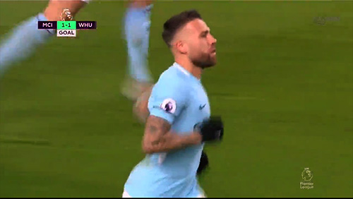 Manchester City 2 - 1 West Ham United